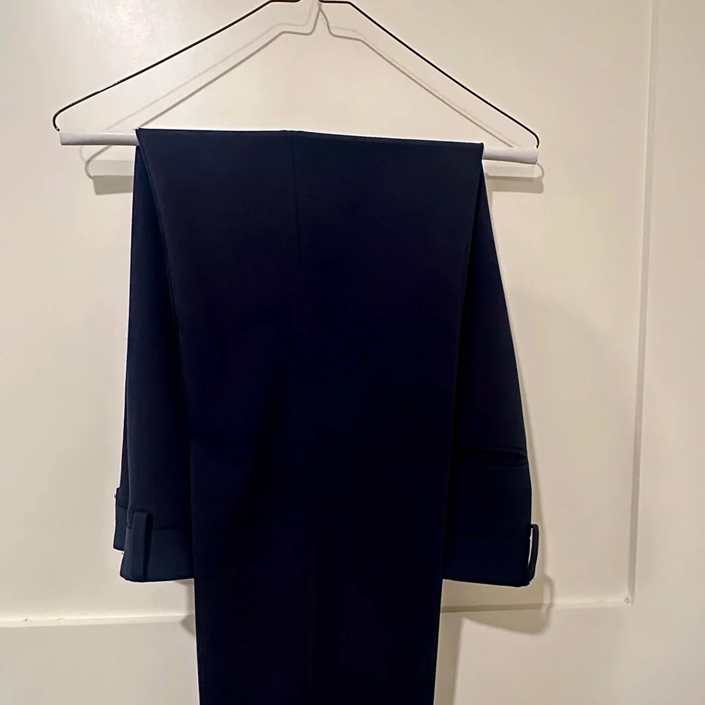 ZARA Navy Blue Slim Fit Blazer & Trouser Suit Set – Men’s EU 50 / US 40